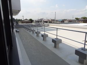 スチールメッキ手すり